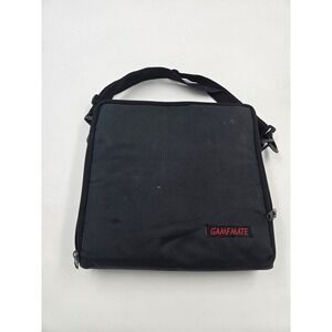 Gamemate Black Canvas Console Carrying Case with Molded Interior and Strap